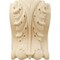 Ekena Millwork 4 1/4"W x 2 1/2"D x 5 1/2"H Medium Acanthus Block w/ Backplate Wood Corbel, Maple CORW04X03X06ABMA - alternate 4